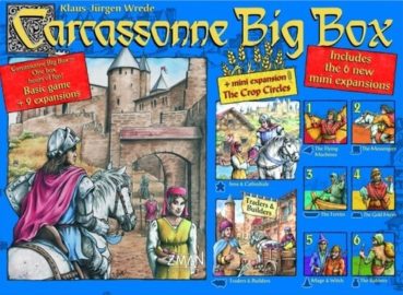 carcassonne expansions versions hexagamers giocatori cathedrals inns ferries messengers traders mage